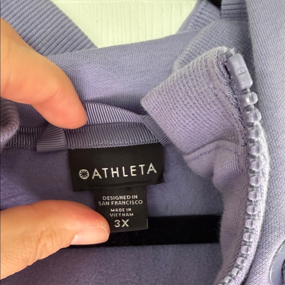 Athleta Lavender Zip-Up Jacket - Picture 2 of 3